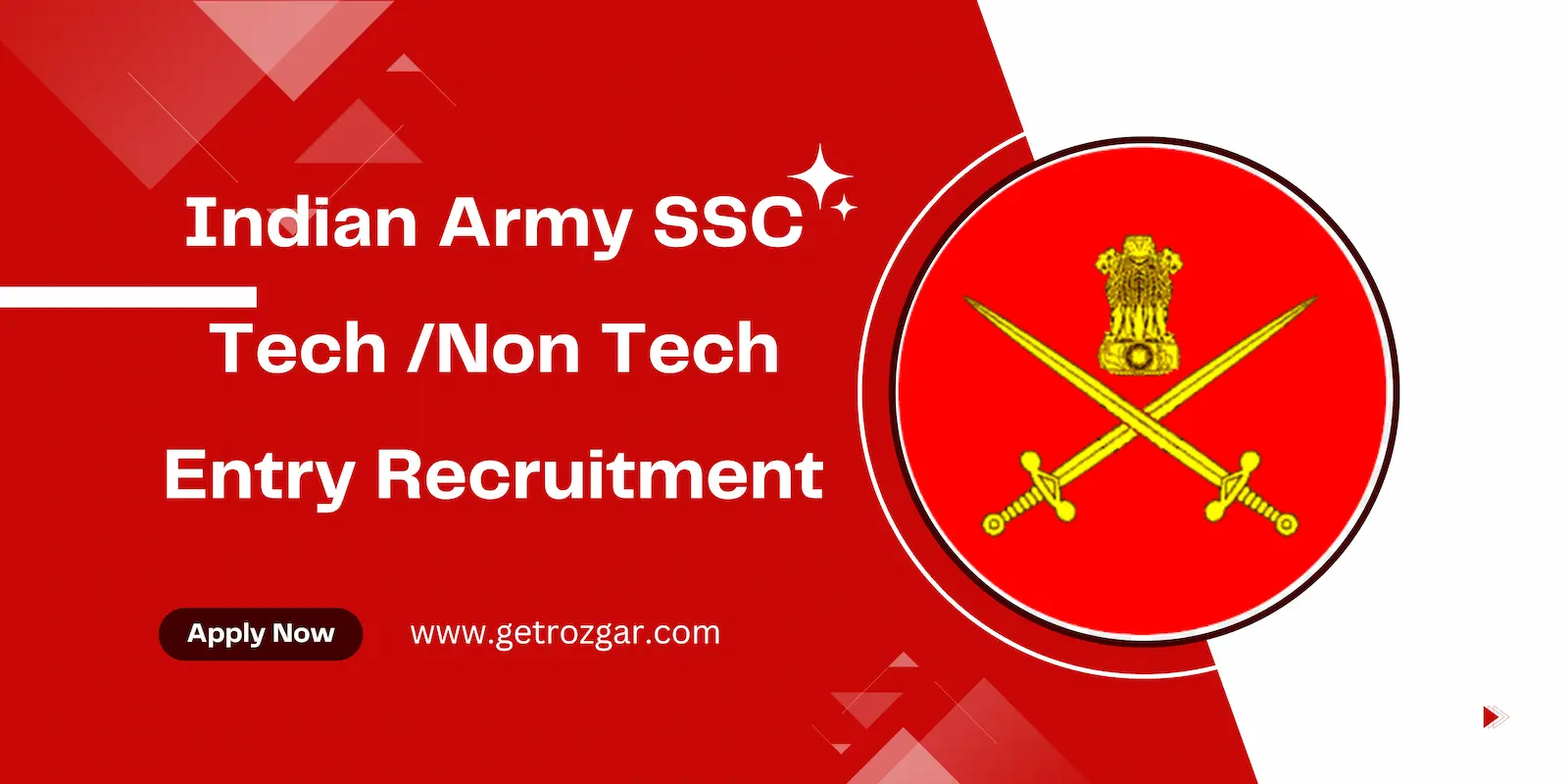 Indian Army SSC Tech Non Tech Entry Recruitment 2024