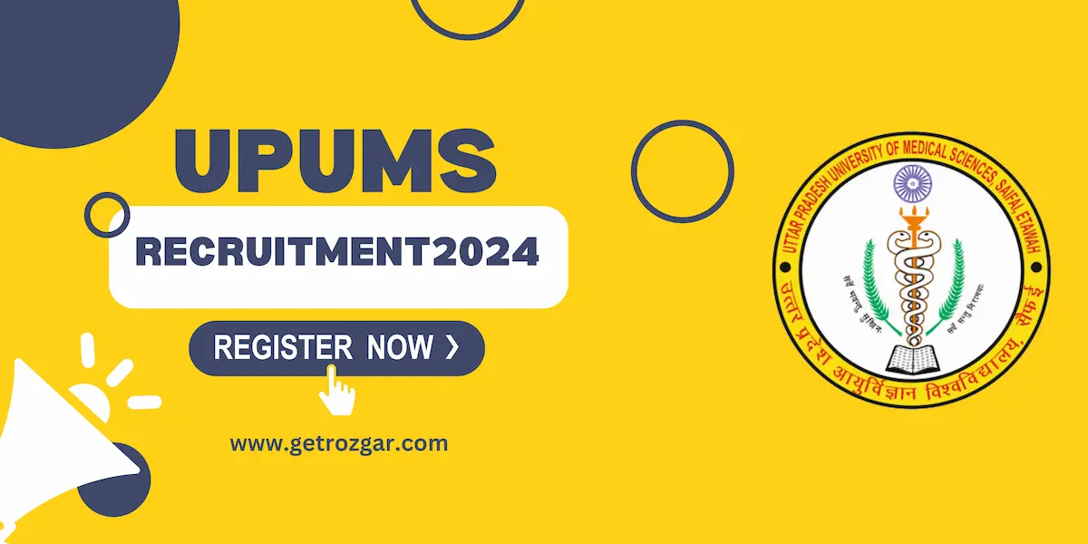 UPUMS Recruitment 2024